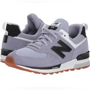 NEW BALANCE 574 Men's Casual Lifestyle Shoes Purple Black Size 7 LNC